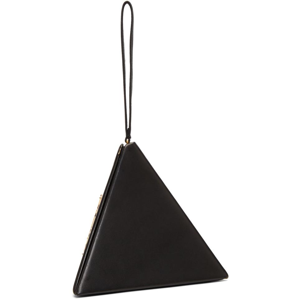 ysl triangle clutch