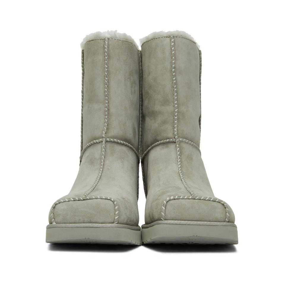 Eckhaus Latta Grey UGG Edition Block Boots in Gray for Men | Lyst