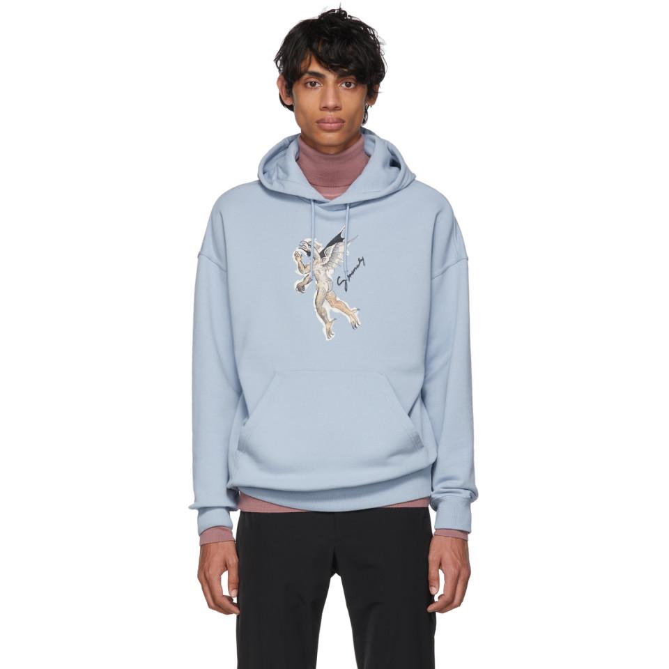 Givenchy Blue Icarus Hoodie for Men | Lyst