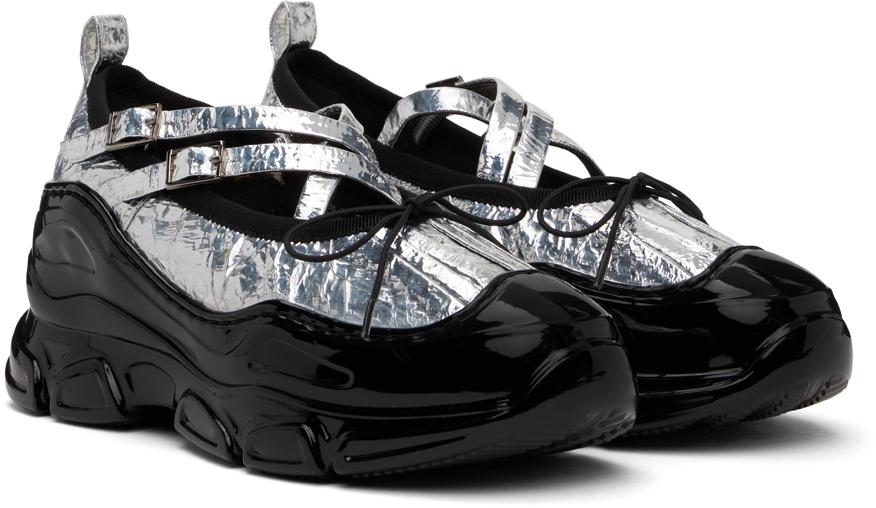 【Simone Rocha】ブラックClassic Criss Cross Tracker シューズ Classic Tracker Criss/Cross Ballerina – Simone Rocha US