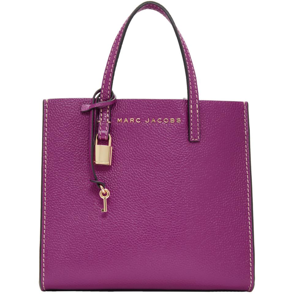 Sac mauve Mini Grind Marc Jacobs en coloris Violet Lyst