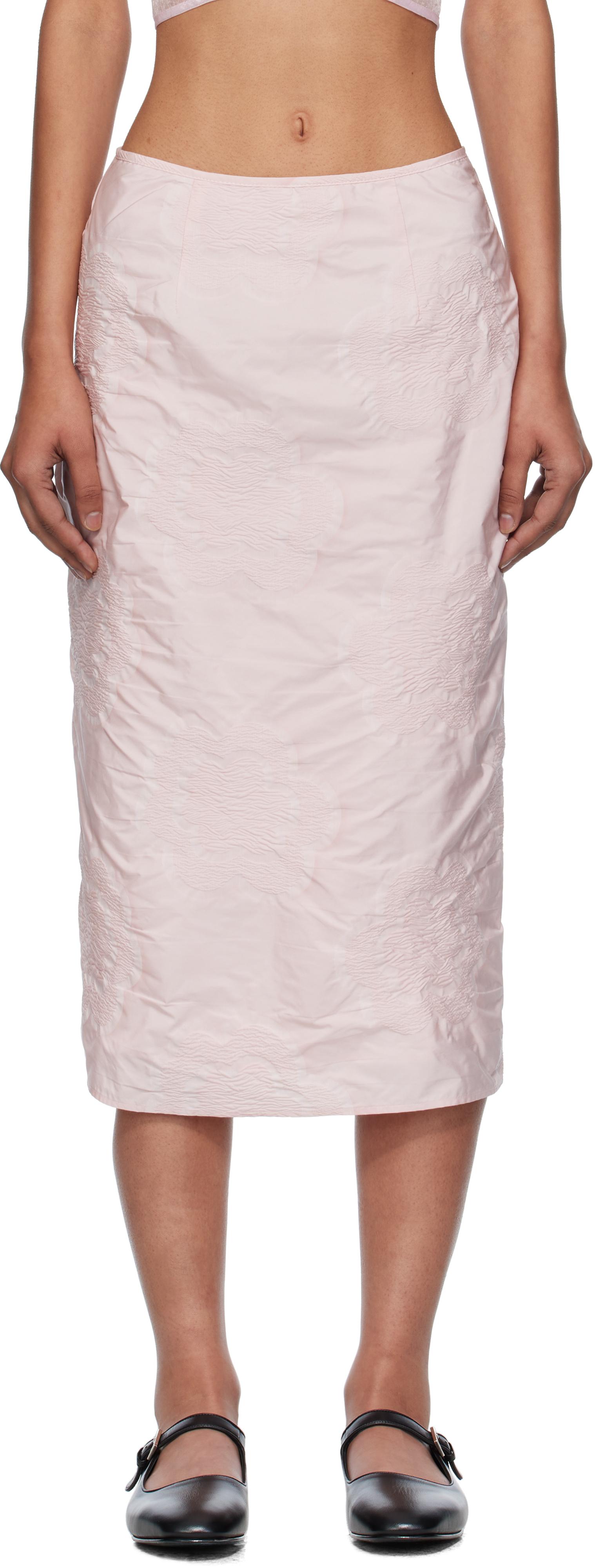 【関税&送料込】Cecilie Bahnsen Antiqued Pink Organza Skirt Cecilie Bahnsen Shiki Light Taffeta Fabiola Skirt | Shopbop