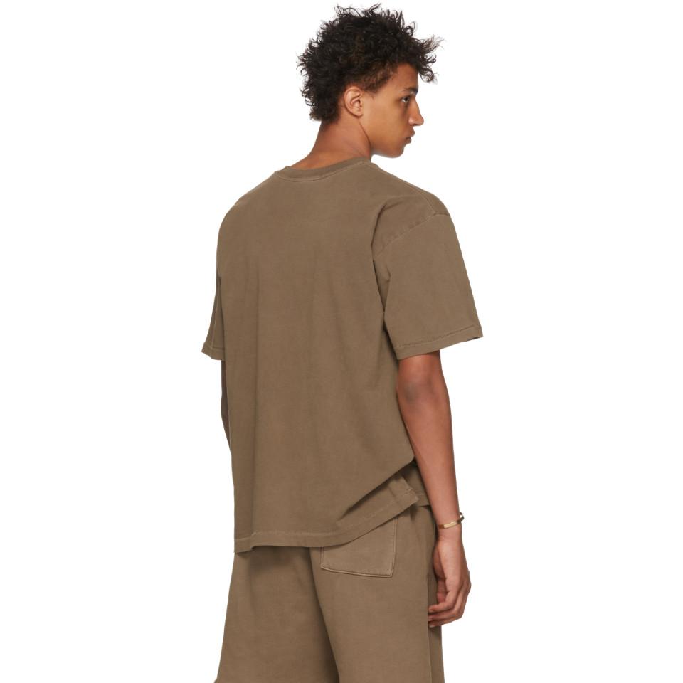 Yeezy Brown Classic T-shirt for Men | Lyst