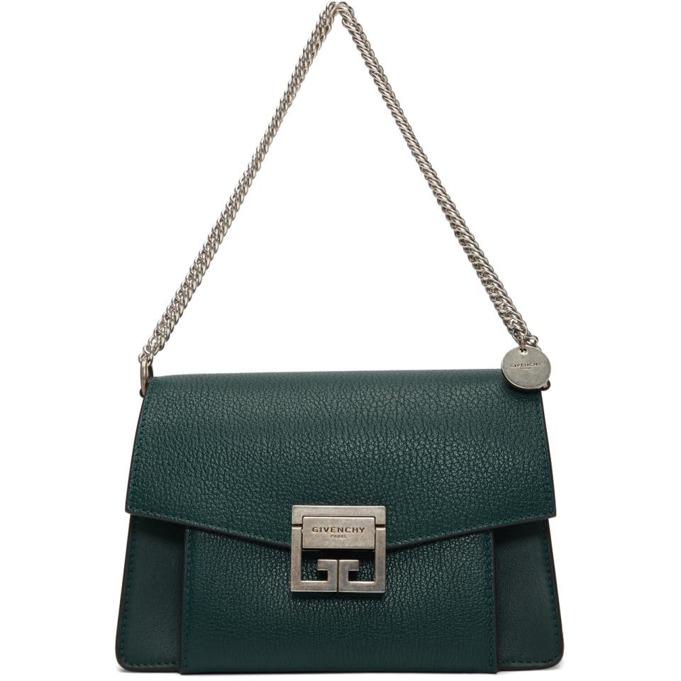 Givenchy Leather Green Small Gv3 Bag - Lyst