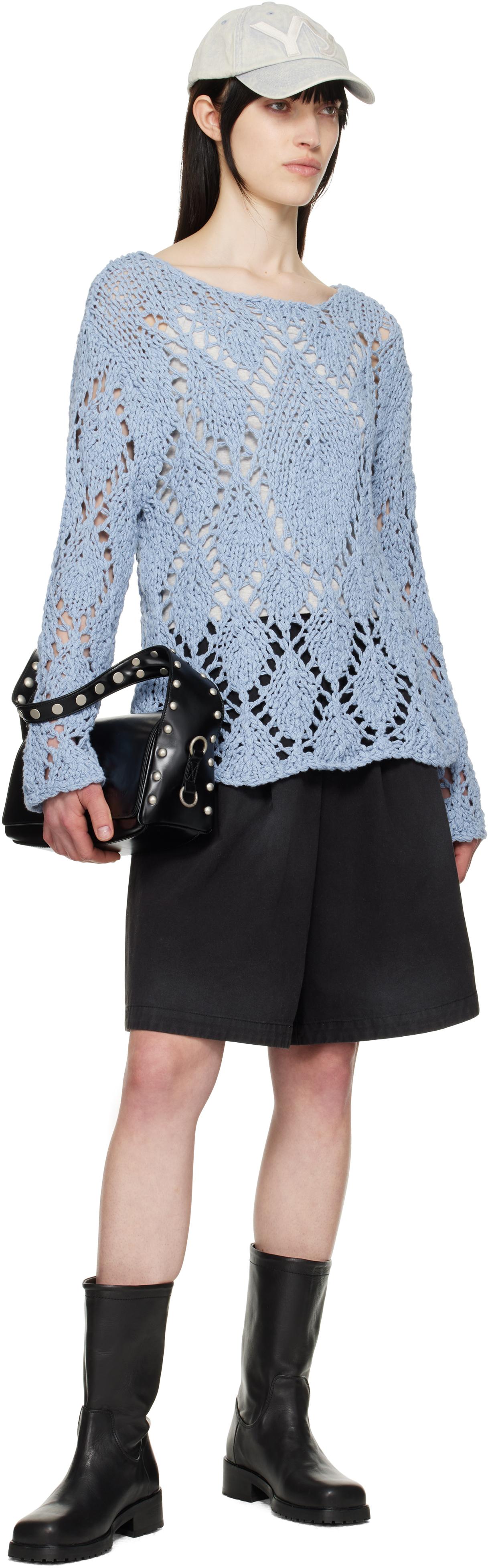 OPEN YY Stud Duffle Bag in Black | Lyst
