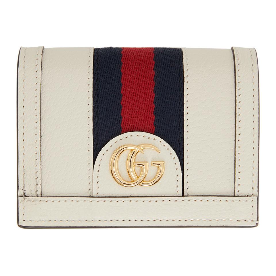 Gucci Women's Ophidia Keychain - White - Wallets