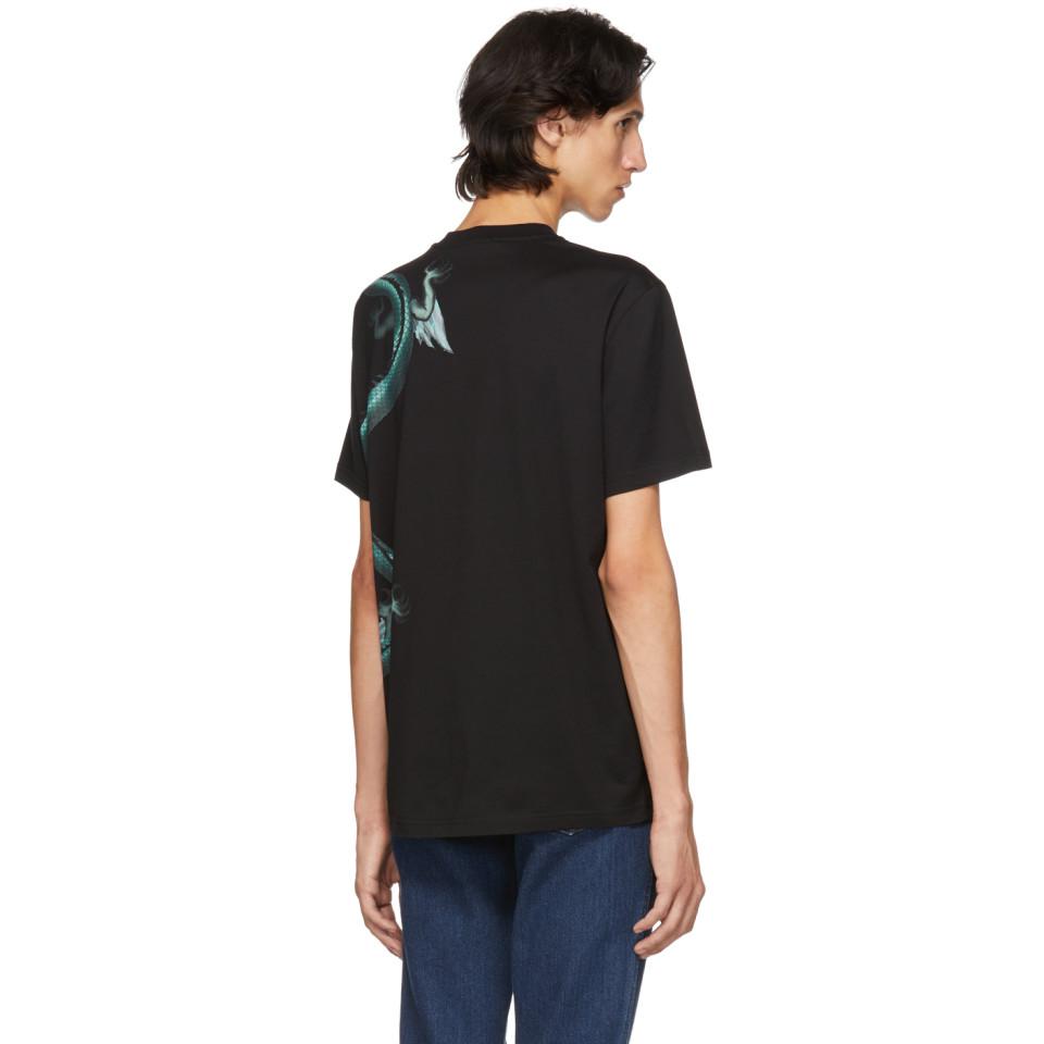 Givenchy Black Dragon Capricorn T shirt for Men Lyst Australia