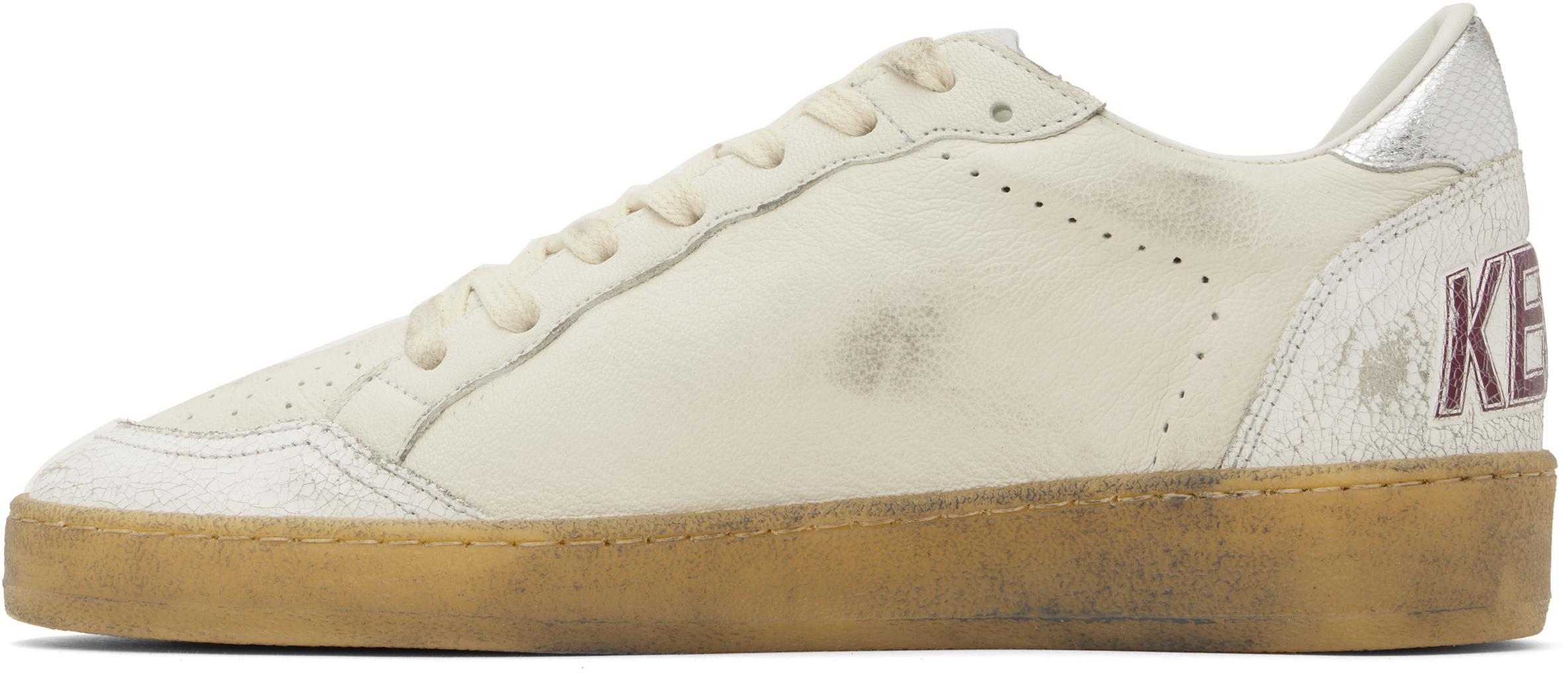 Golden Goose メンズ ブラック ホワイト Ball Star スニーカー スニーカー