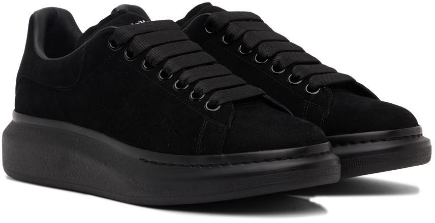 black suede mcqueens
