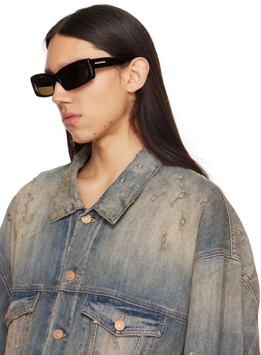 Balenciaga tortoise hotsell shell sunglasses