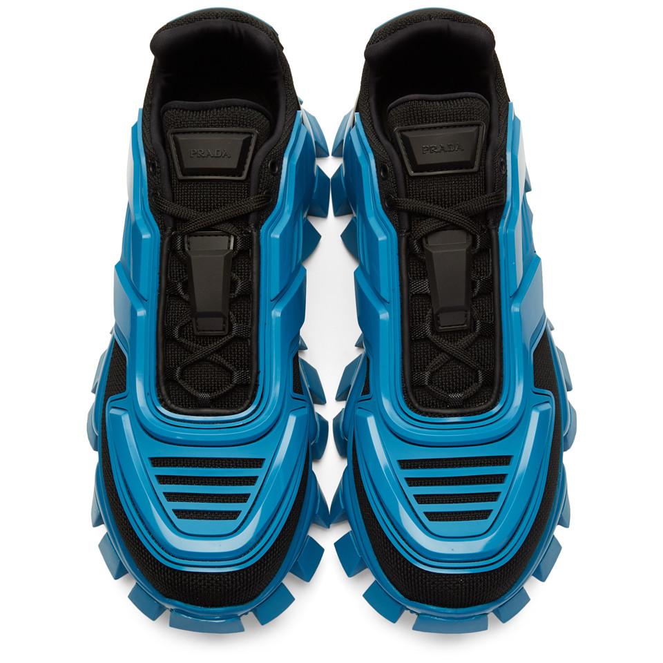 blue prada shoes