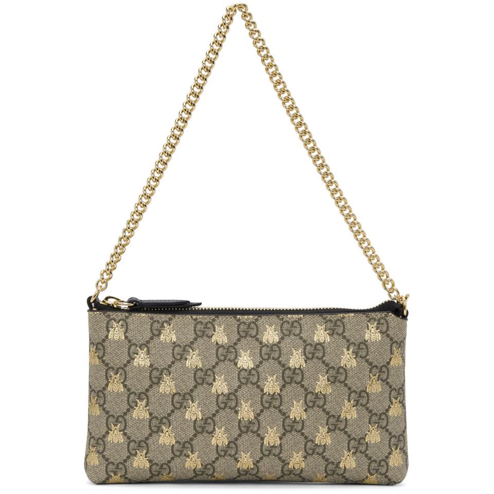gucci chain pouch
