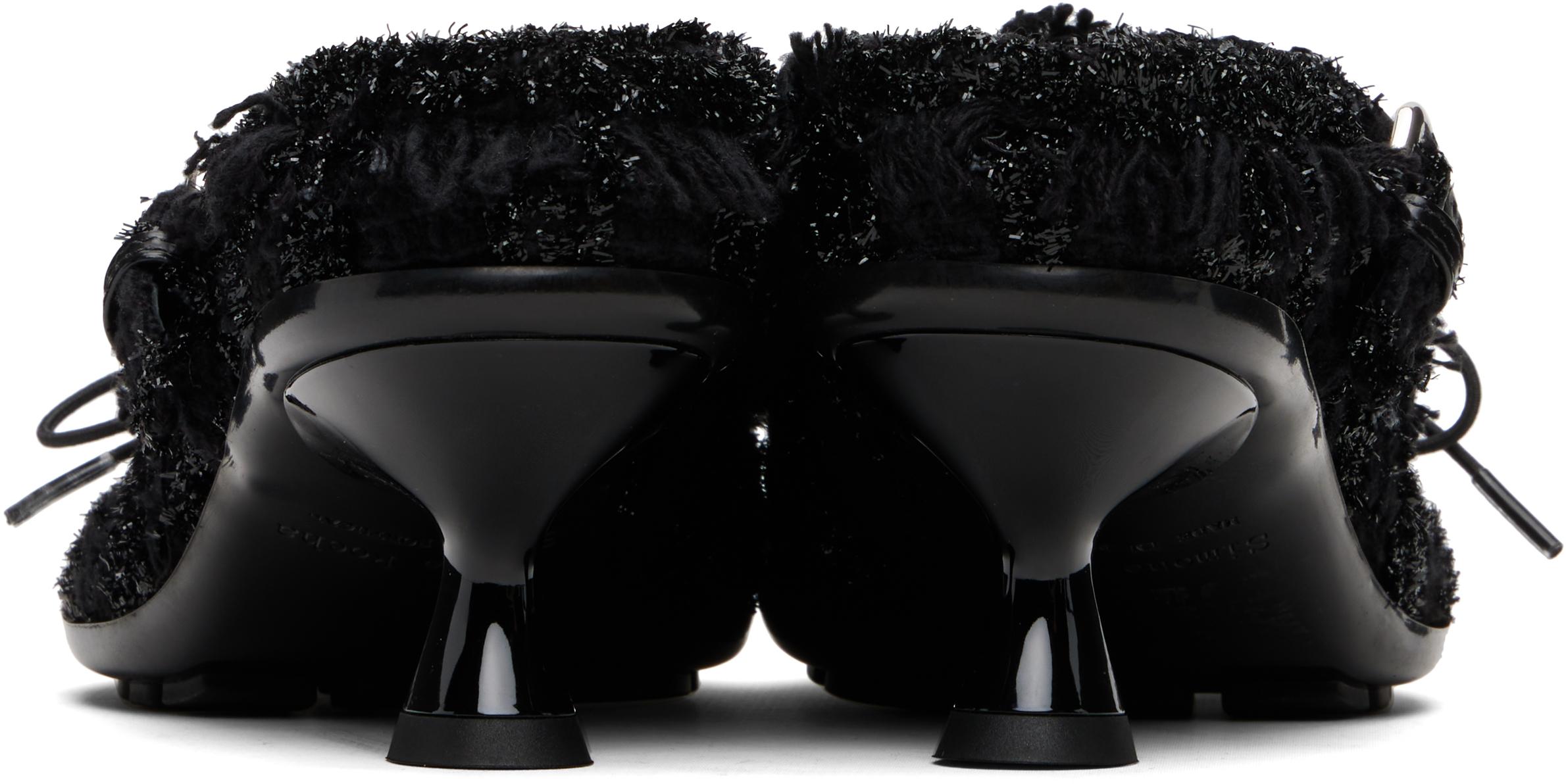 サンダル・ミュール Simone Rocha Grip Mule - Simone Rocha - Synthetic - Black Grip canvas mules in black - Simone Rocha | Mytheresa