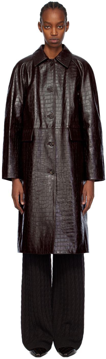コート Toteme Croc embossed leather coat 22024376_51991446_600.jpg