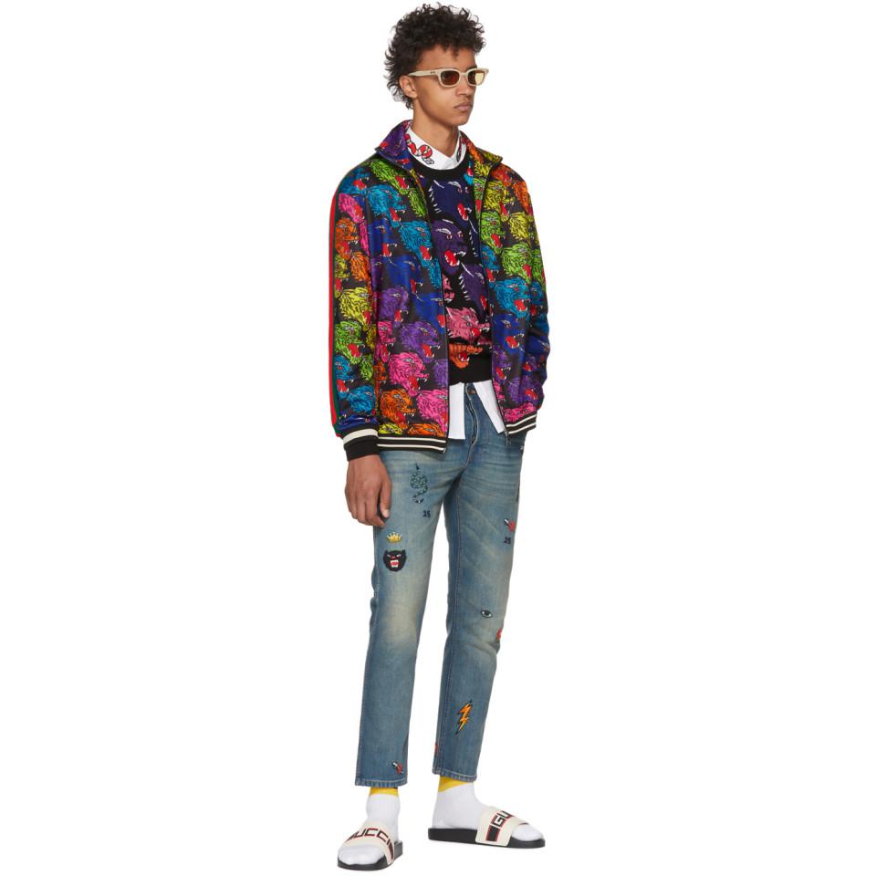 black panther jacket gucci