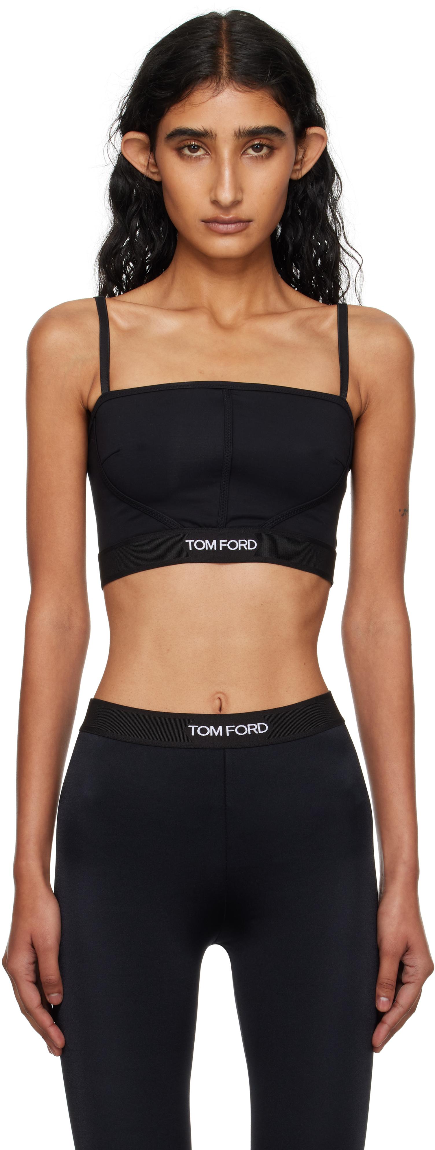 【TOM FORD】モダール シグネチャ ブラレット ホワイト MODAL SIGNATURE BRALETTE | Tom Ford Fashion