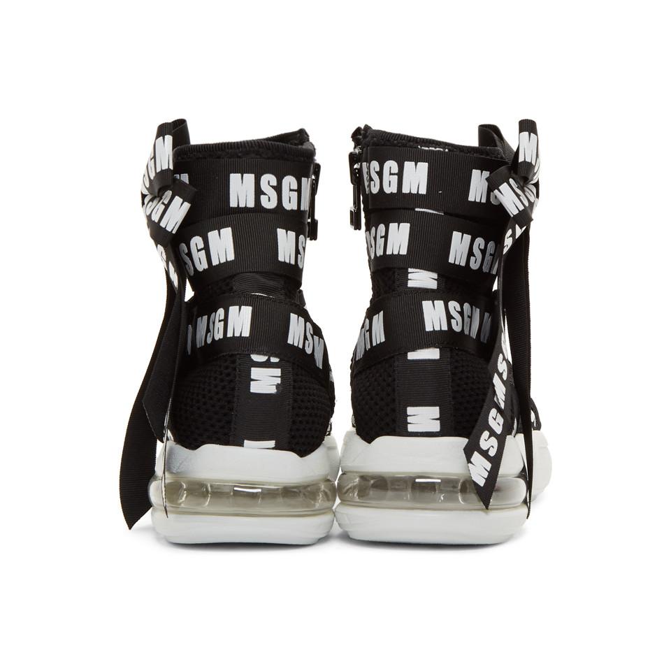 MSGM Sneakers For Women On Sale in Black - Lyst