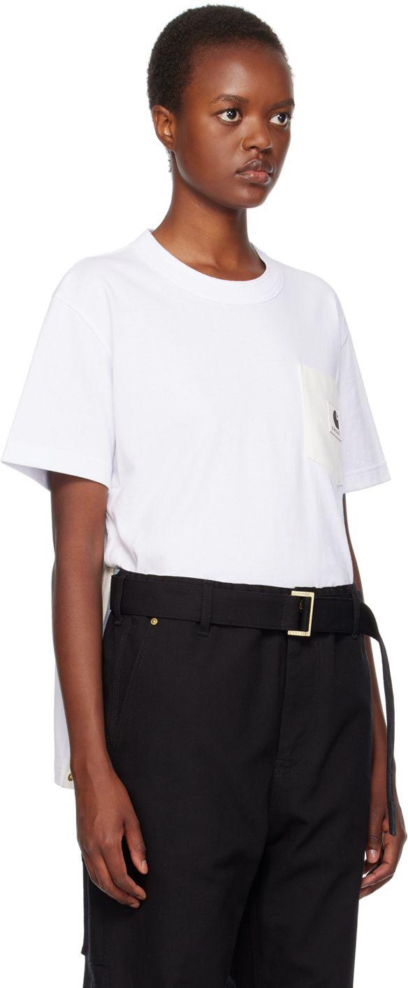 Sacai White Carhartt Wip Edition T-shirt | Lyst