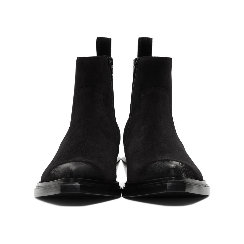 balenciaga suede booties