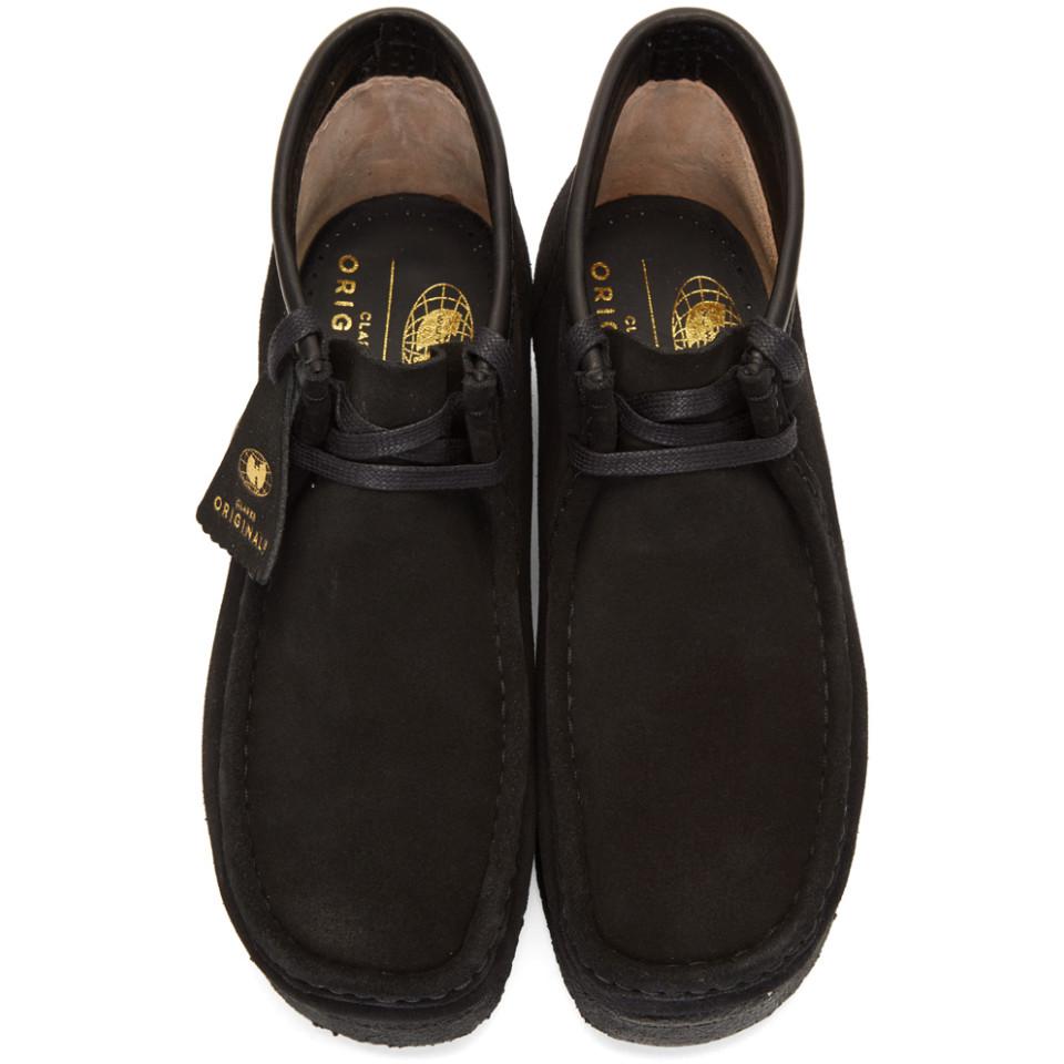 black suede wallabees mens