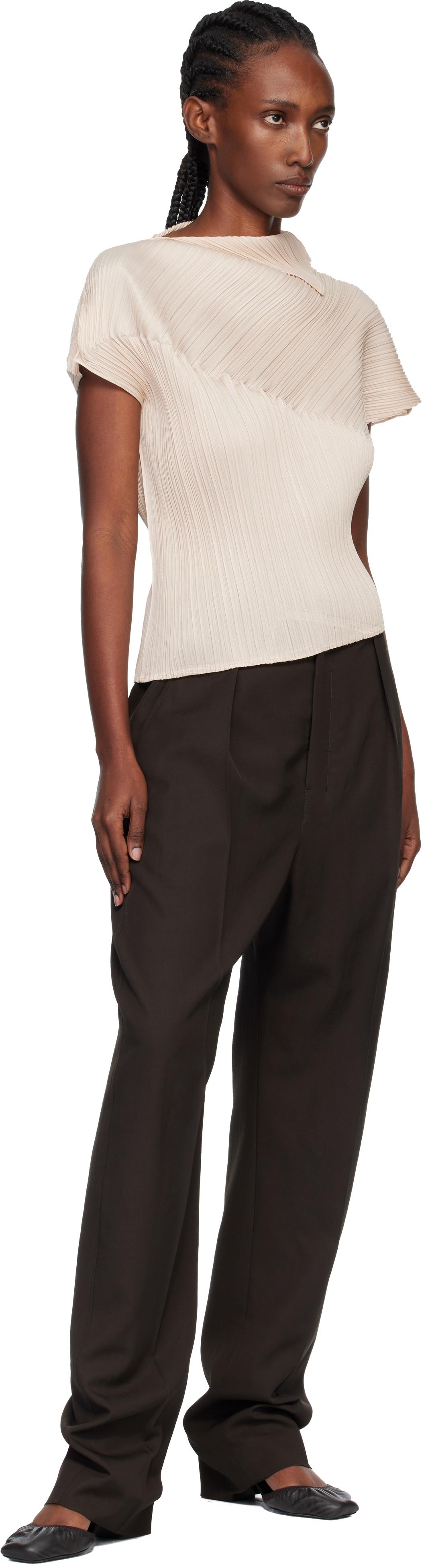 Pleats Please Issey Miyake Leap Top in Black | Lyst