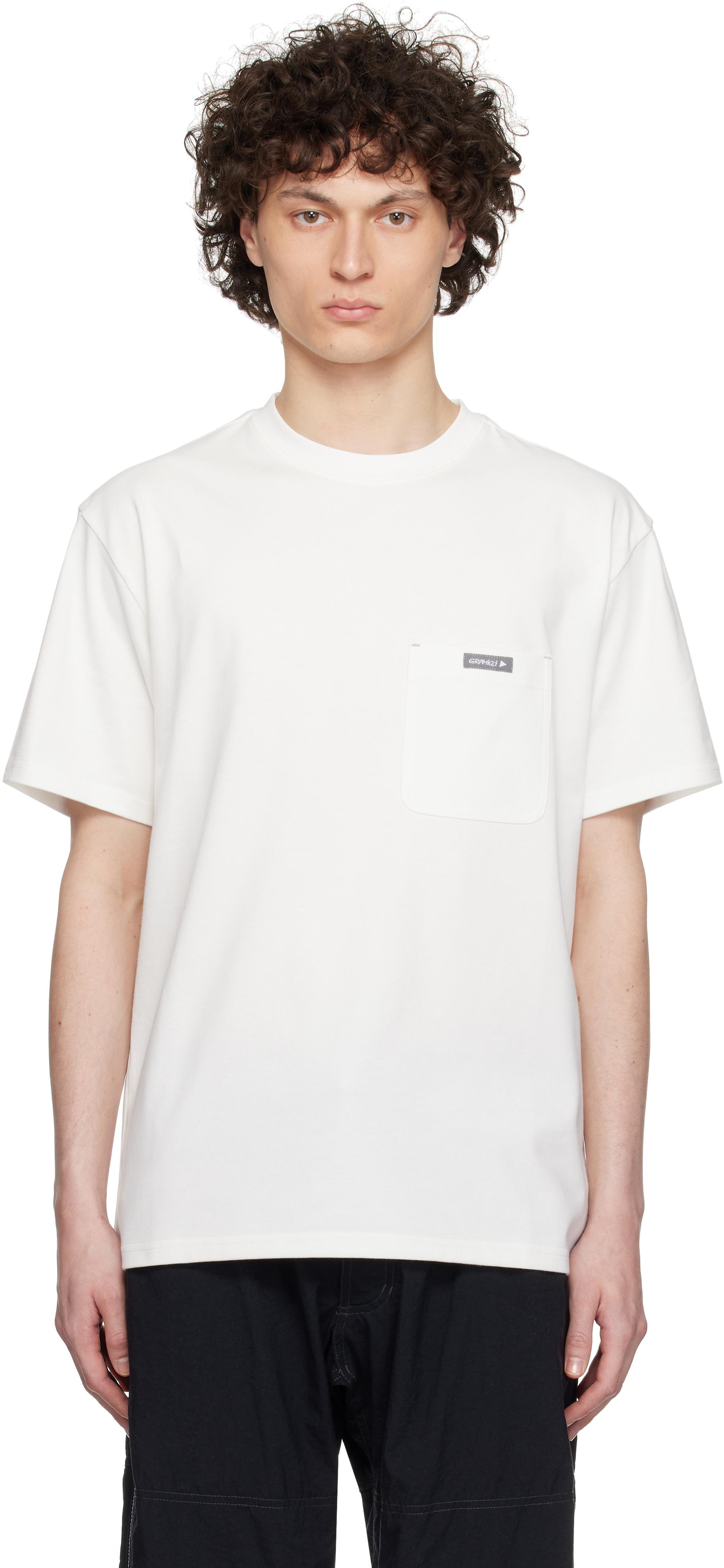 AND WANDER｜SHORT-SLEEVED ROUND NECK T-SHIRTS (Pocket T and wander Short sleeve t-shirts for Men | Online Sale up to