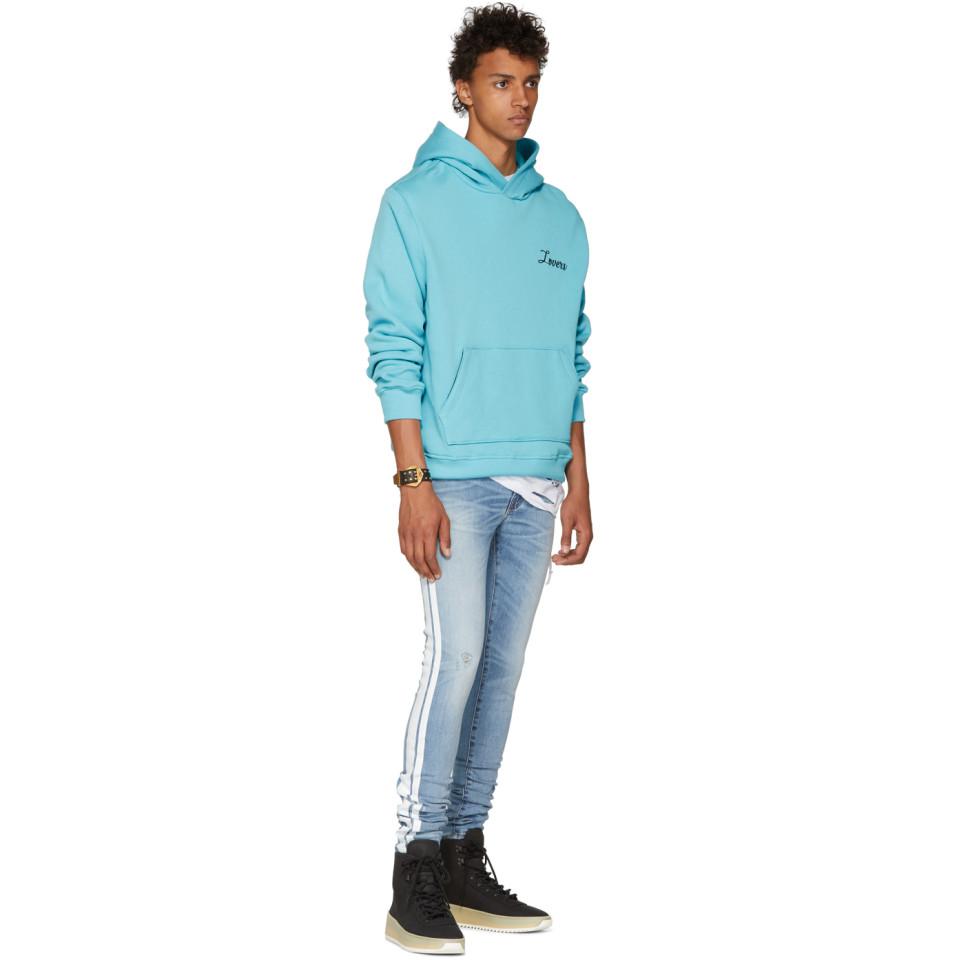 Amiri track cheap jeans