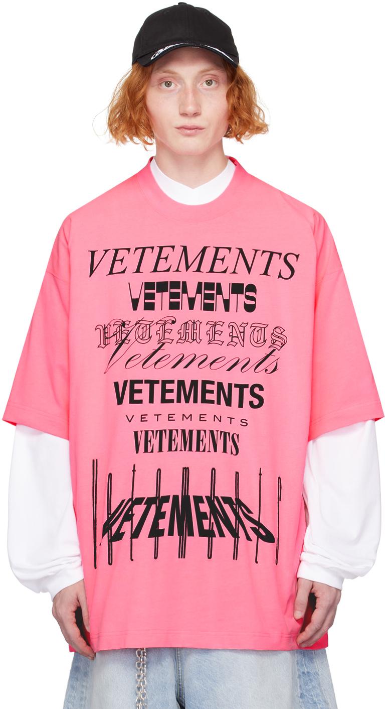 Pink Vetements T-shirts for Men | Lyst