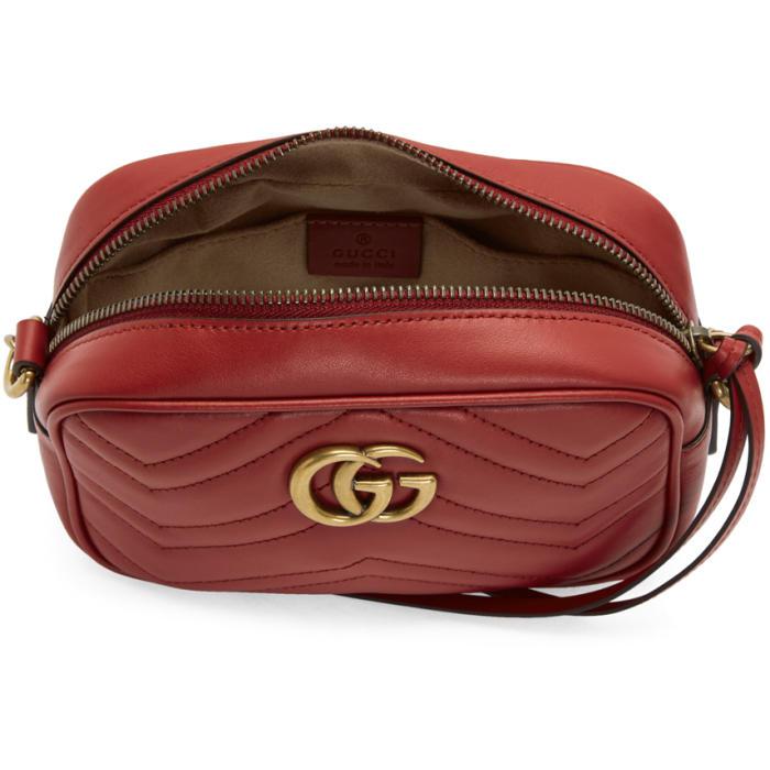 Gucci Marmont Mini Camera Bag Red Literacy Basics