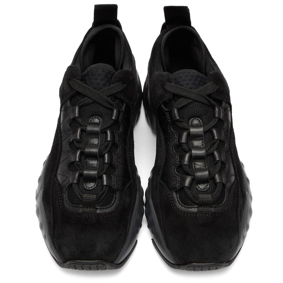 Acne studios black manhattan sneakers best sale