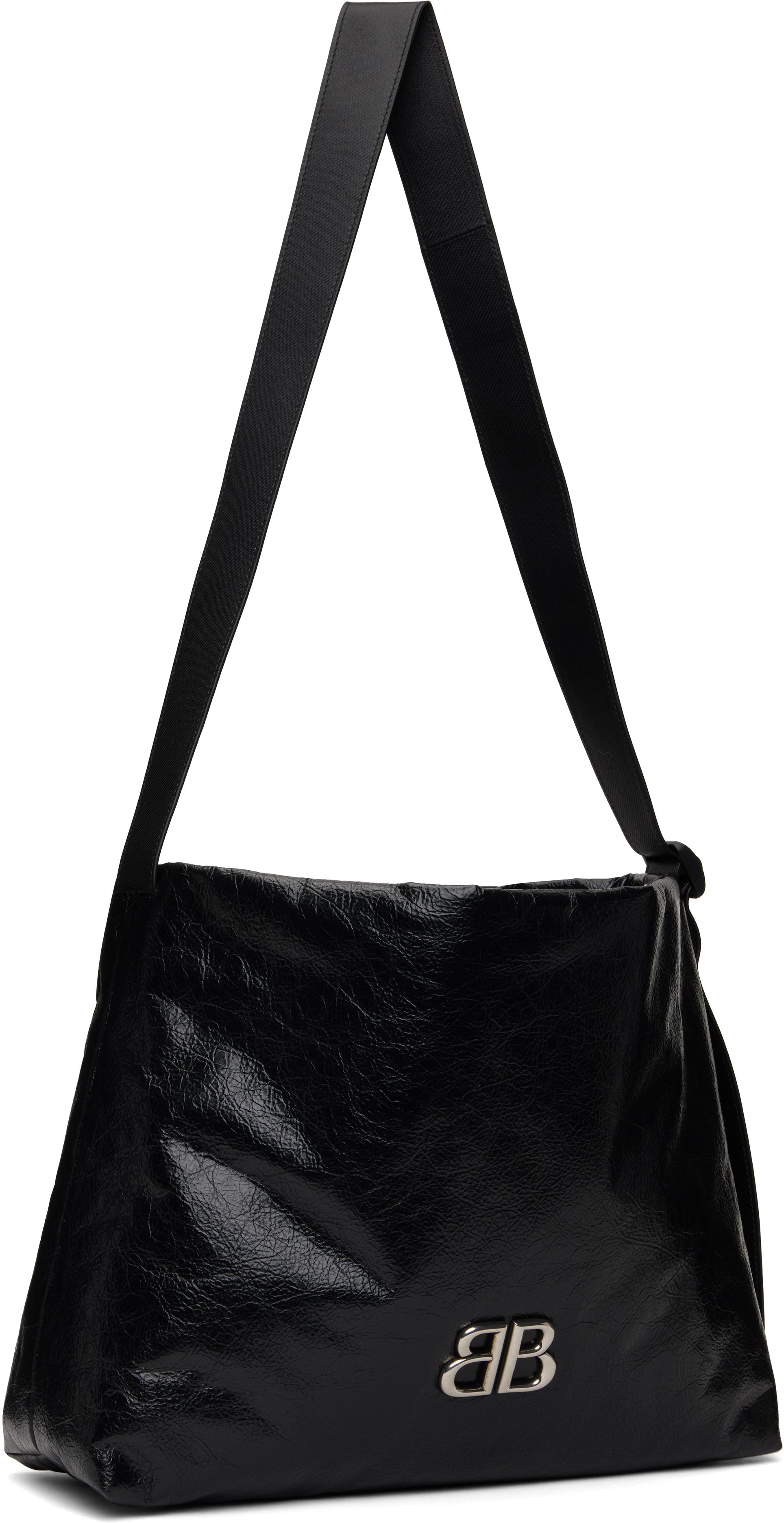 Balenciaga Monaco Small East-West Bag in Black for Men | Lyst