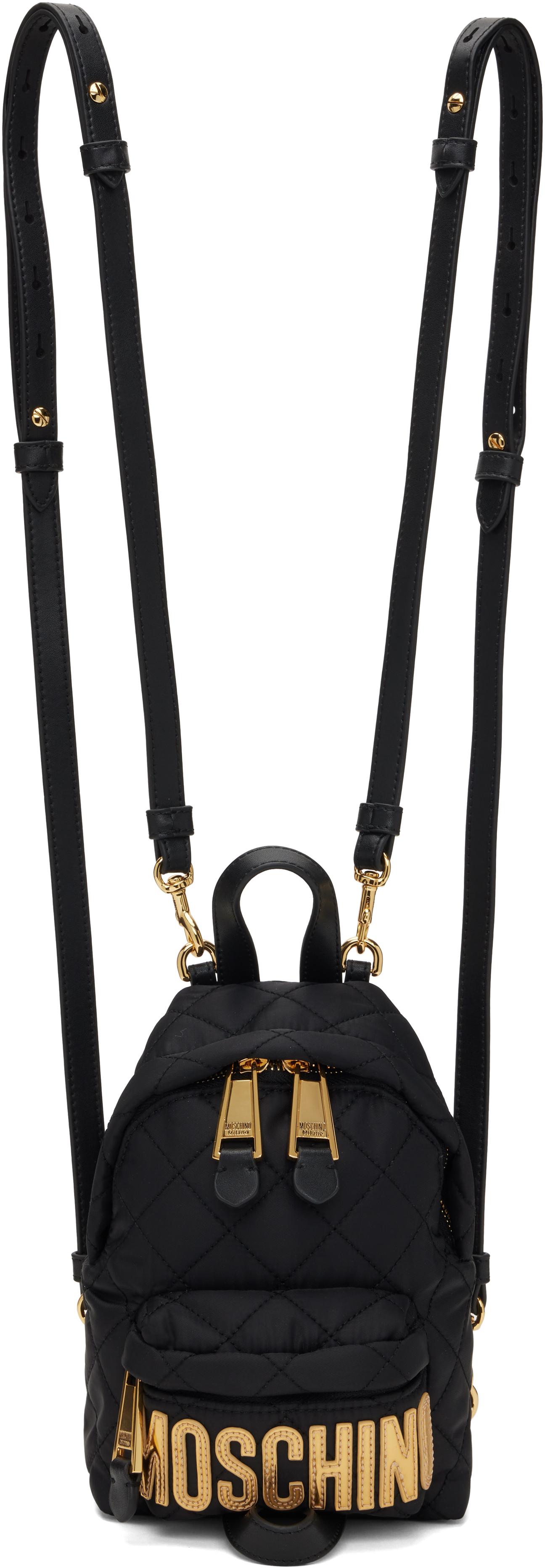 Moschino Quilted Backpack in Black Lyst UK