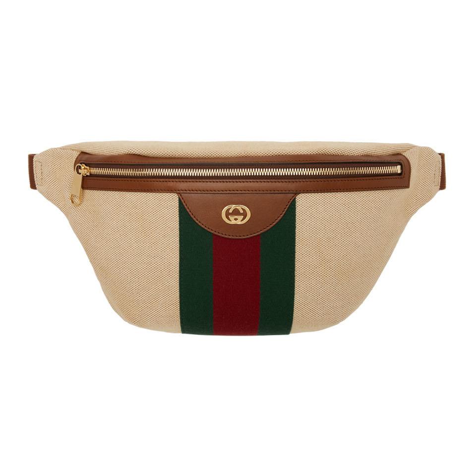 Gucci Original Gg Canvas Belt Bag in Natural