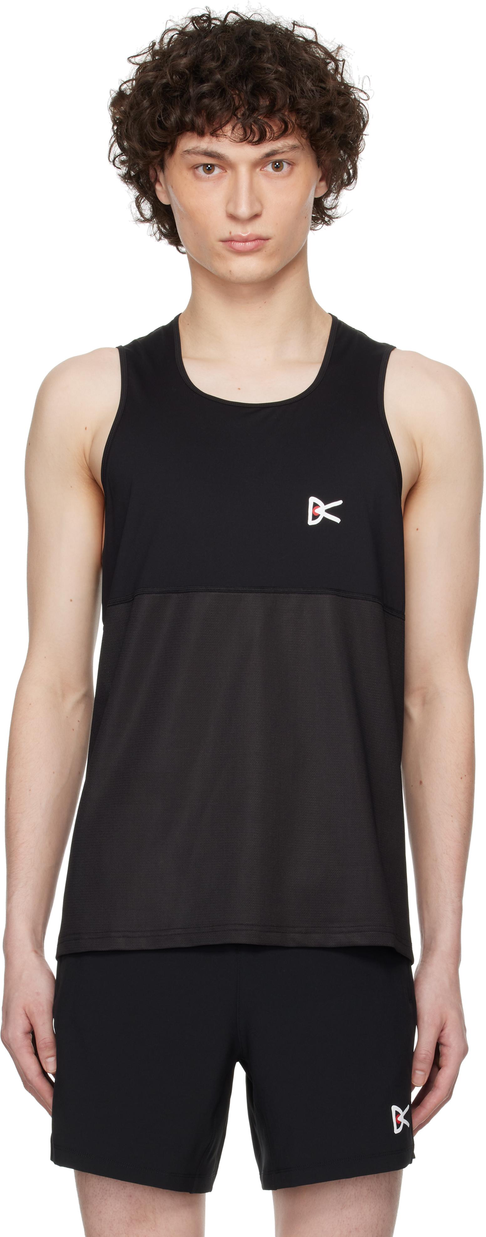 District Vision Panelled Mesh Singlet Tank Top in Black for Men | Lyst
