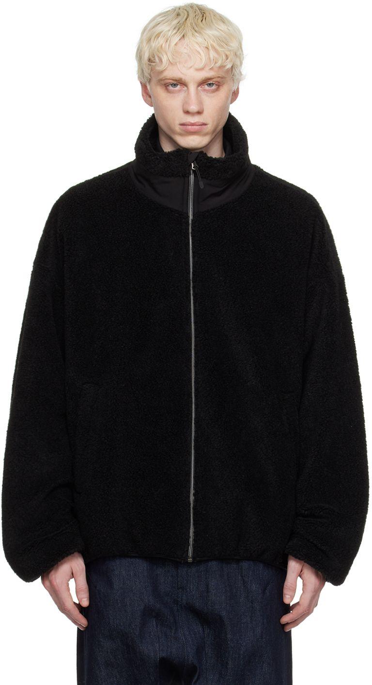 Fumito Ganryu 2-way Boa Jacket in Black for Men | Lyst