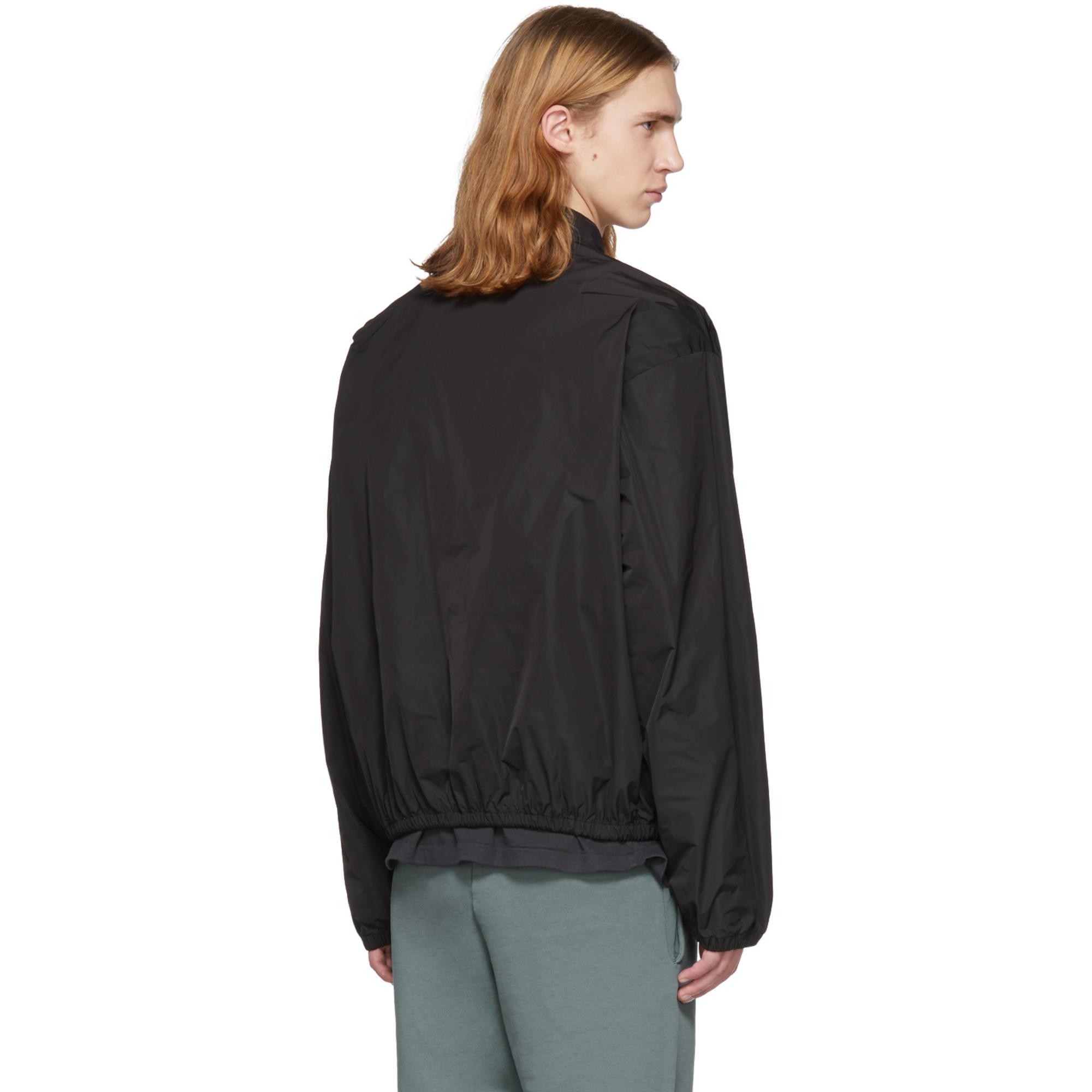 yeezy black windbreaker