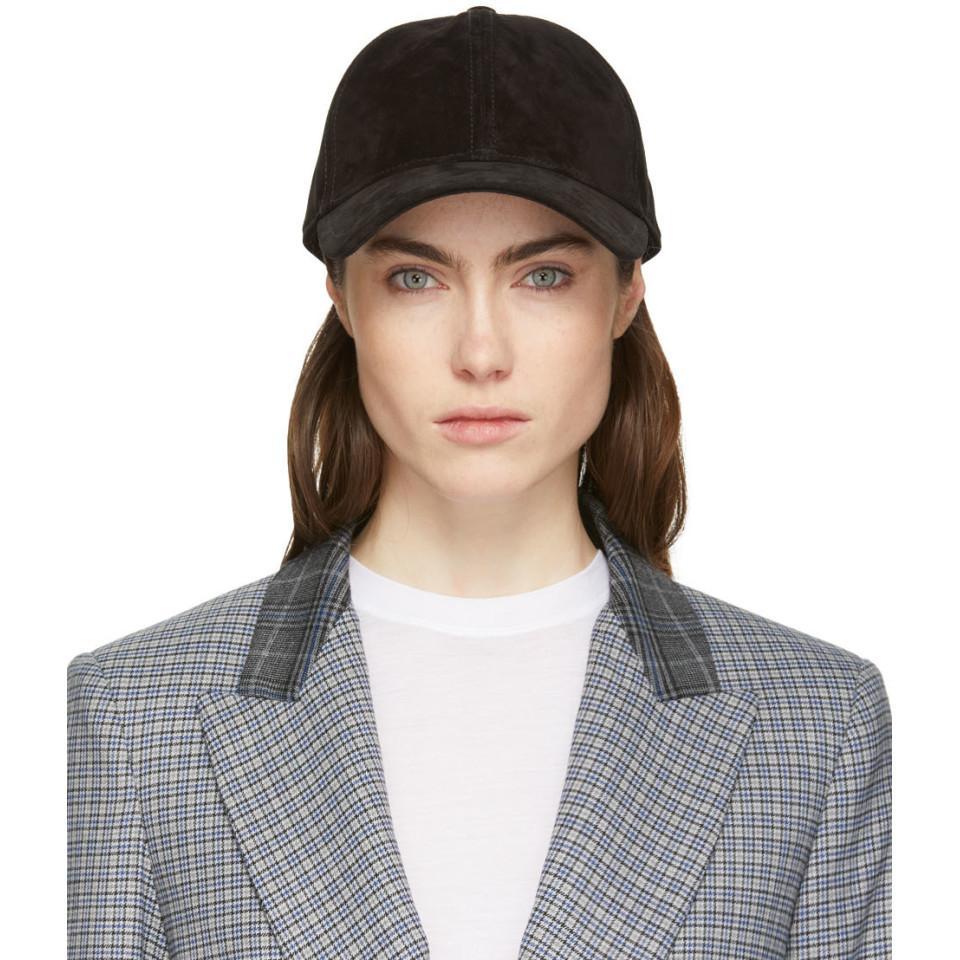rag and bone suede baseball cap