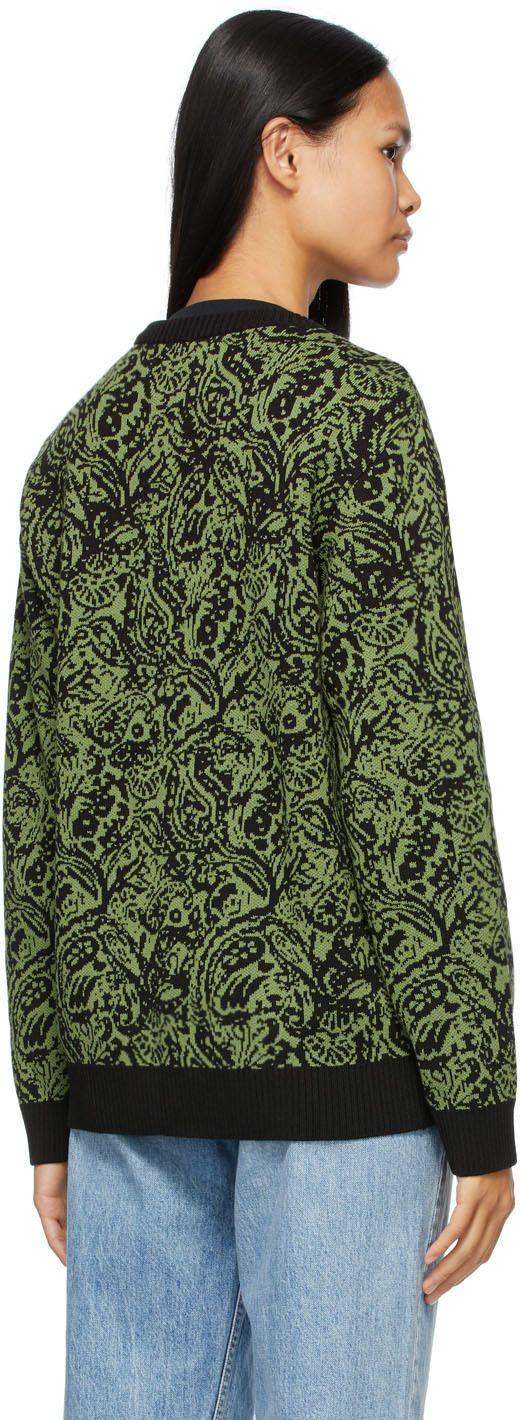 AWAKE NY Paisley Cardigan in Green | Lyst