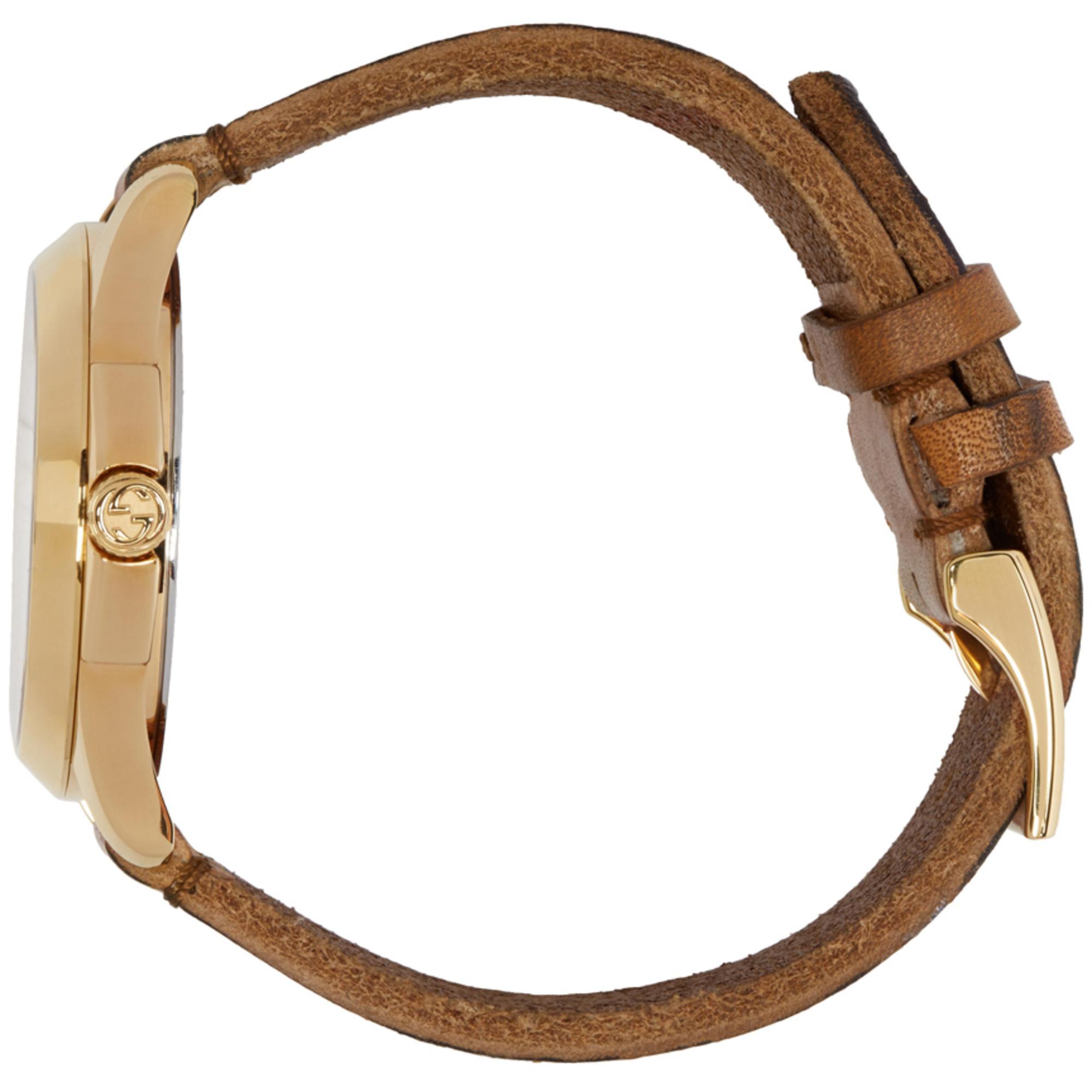 Gold Medium G-timeless Snake Watch 