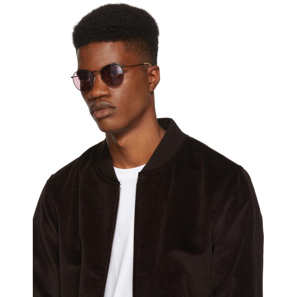 Ray Ban Black And Pink Round Phantos Sunglasses For Men Lyst