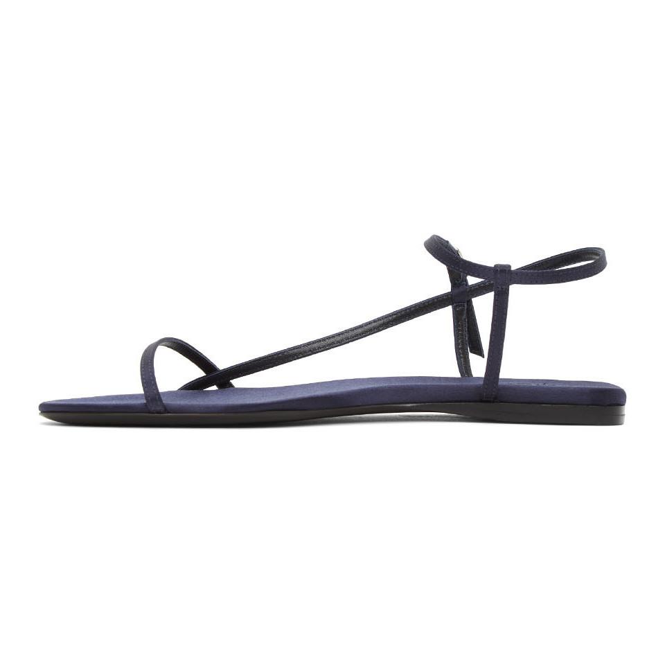 the row satin sandals