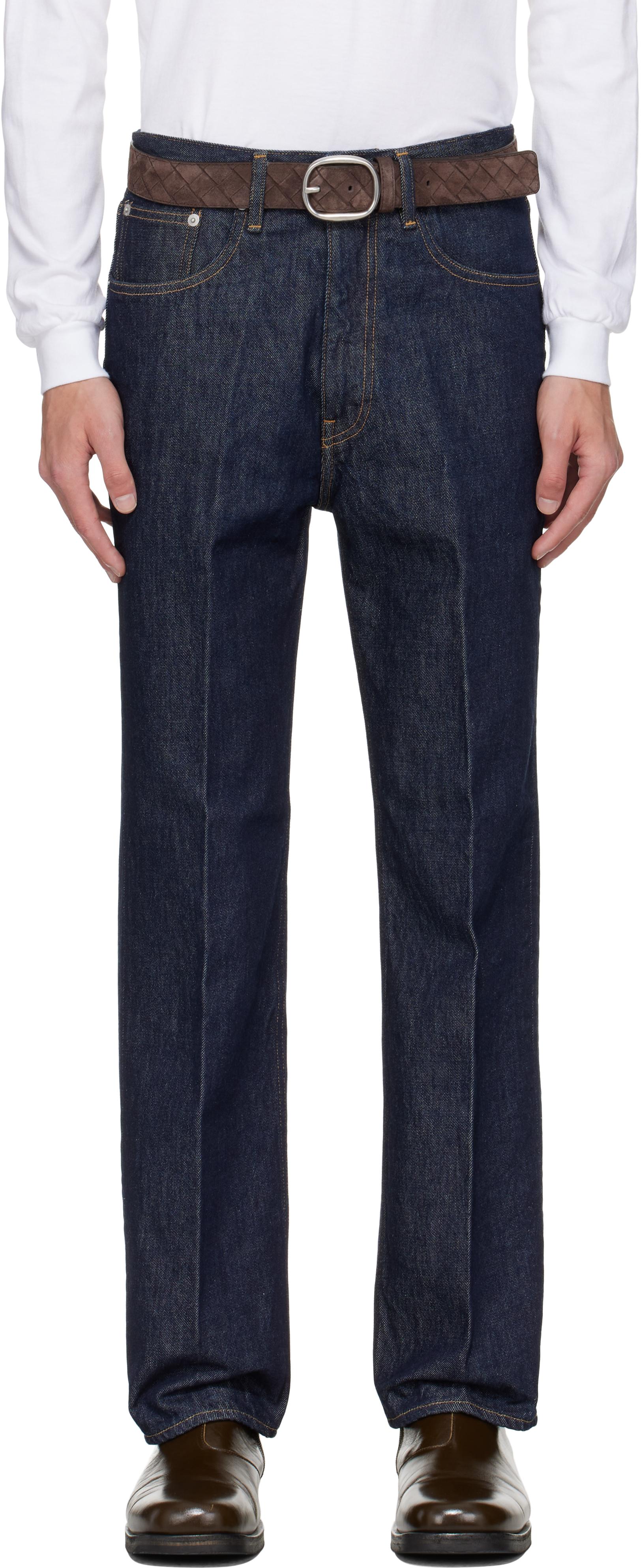 AURALEE Hard Twist Denim 5P Jeans in Blue for Men | Lyst UK