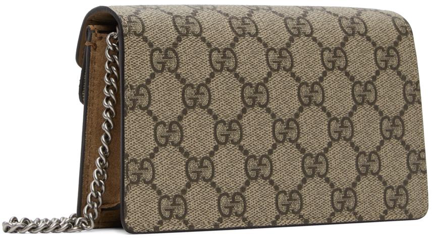 Gucci Dionysus Super Mini Printed Coated-canvas And Suede Shoulder Bag in  Brown | Lyst