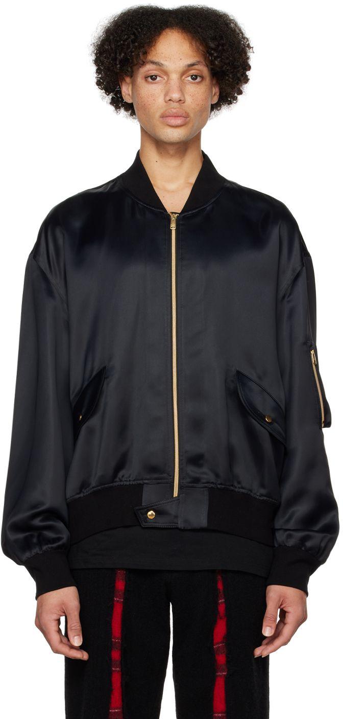 Vivienne Westwood Bernardo Bomber Jacket in Black for Men | Lyst
