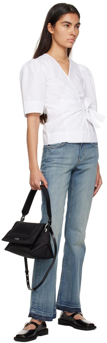 Ganni Black Medium Pillow Bag | Lyst Australia