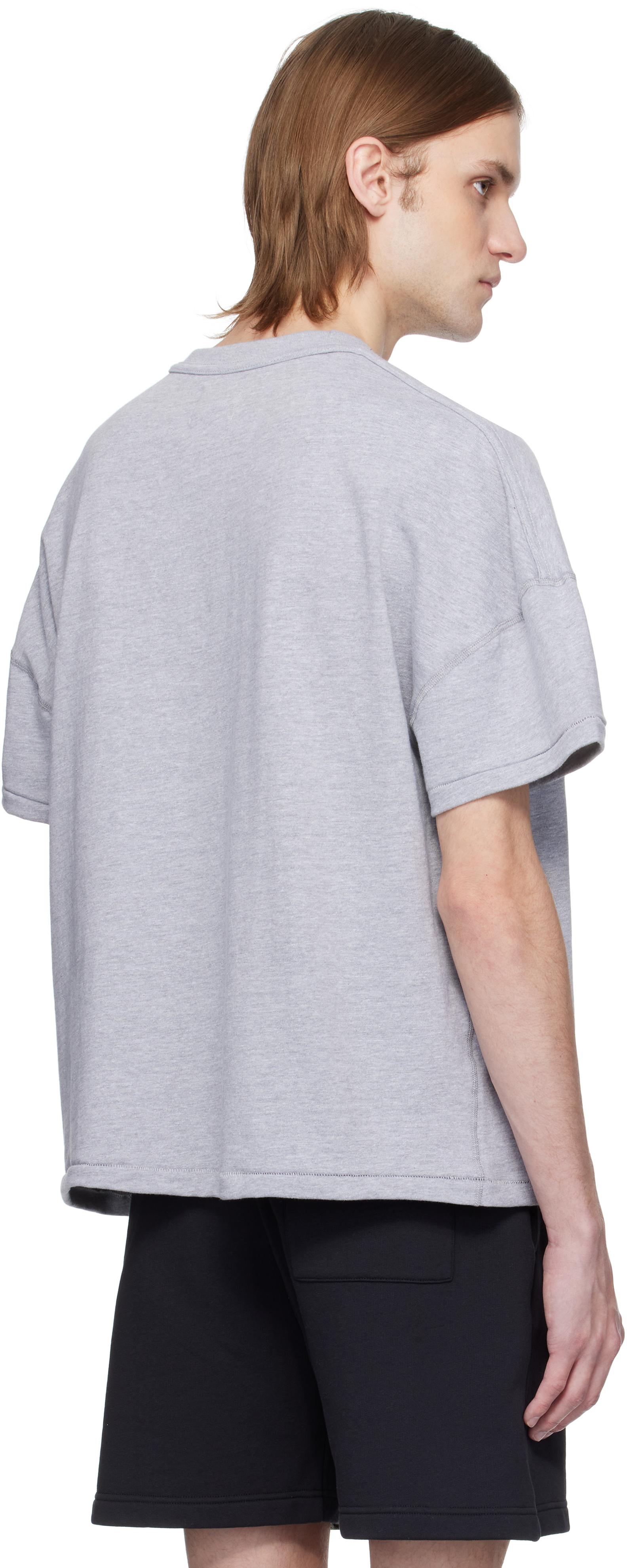 【関税込み】Rhude グレー Classique Reverse Tシャツ CLASSIQUE REVERSE TEE – R H U D E