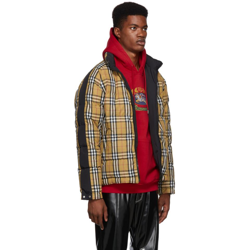 burberry reversible puffer jacket