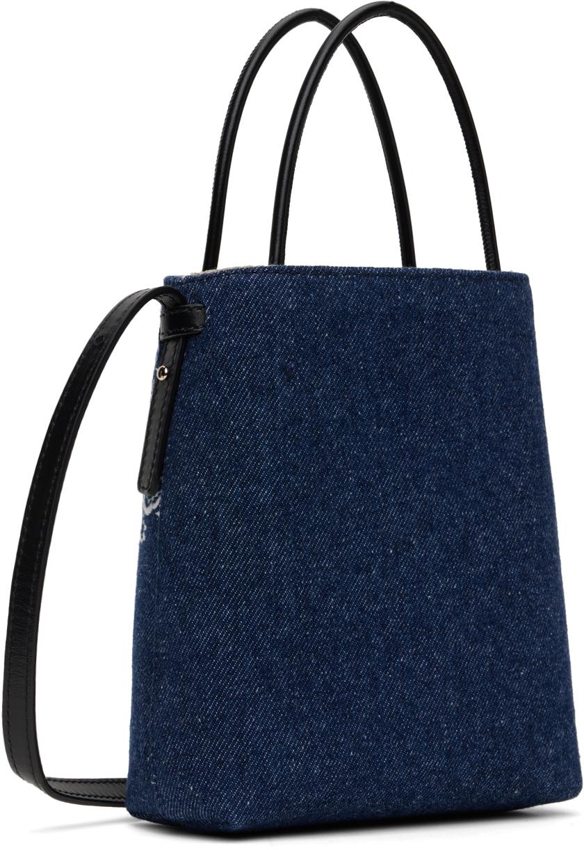 Chloé デニムブルートートバッグ Chloé ラフィア製Summer Bananaトートバッグ の青色 | Chloé JP