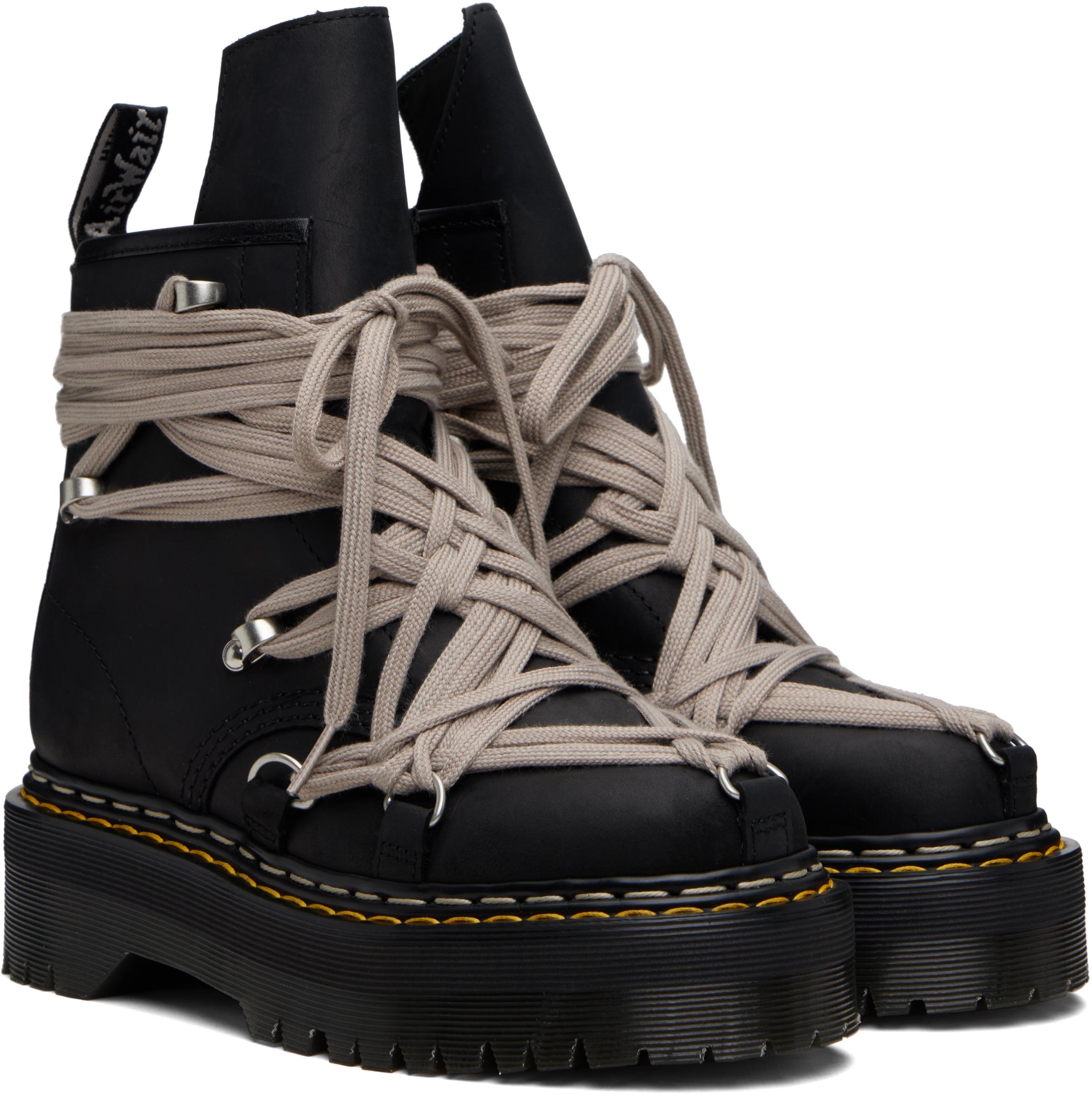 靴 Rick Owens Dr.Marten 1460 Quad Megalace Rick Owens x Dr. Martens 1460 Quad Sole Megalace Boots