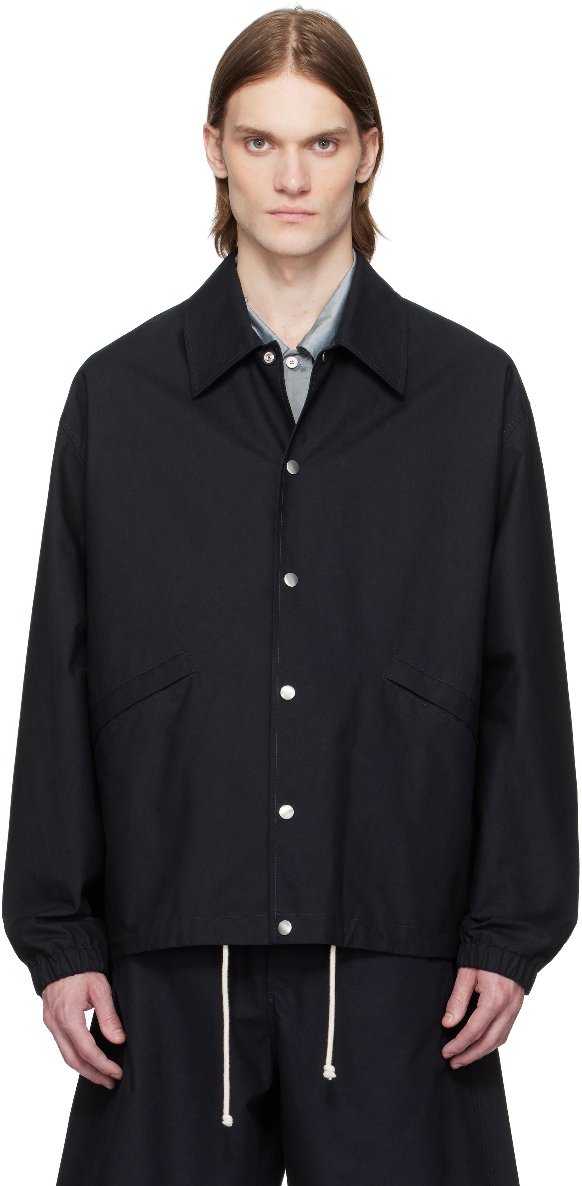 メンズ Jil Sander ネイビー Sportswear ジャケット ブラック | Lyst